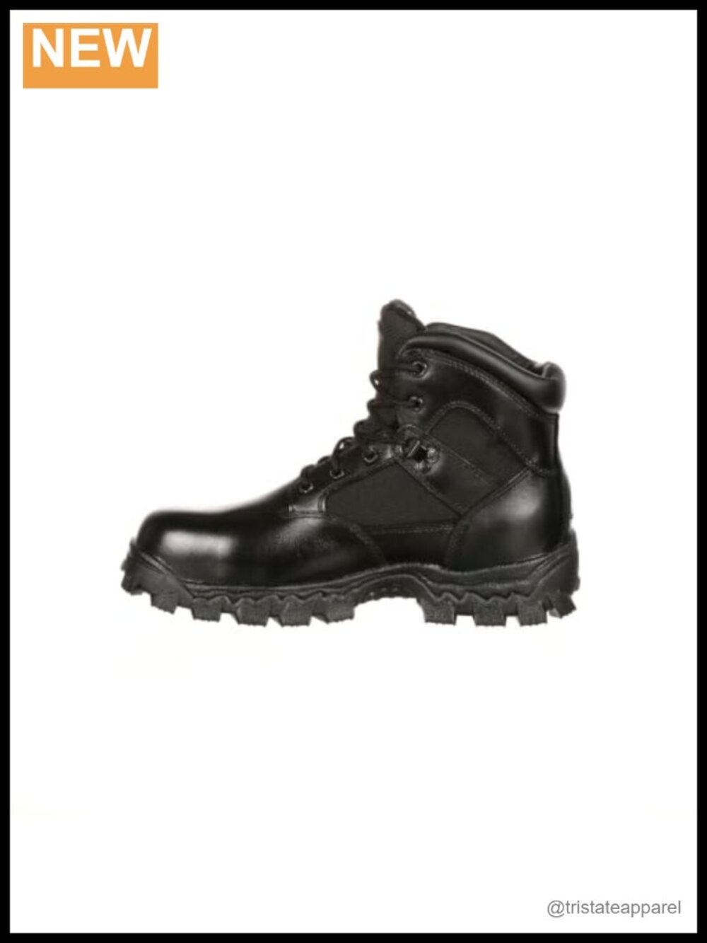 ROCKY Composite Toe Waterproof Work Boot Round Toe Western Heel Leather
